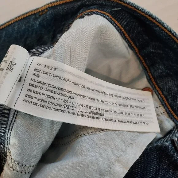 Abercrombie & Fitch The Wide Leg High Rise Jeans Size 29/8 Short NWOT - Picture 12 of 13